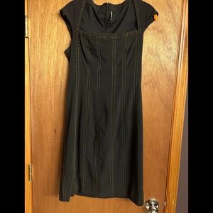 Badgley Mischka Black Thread Design Dress Size 4